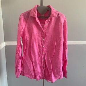 Jcrew perfect linen shirt size 2